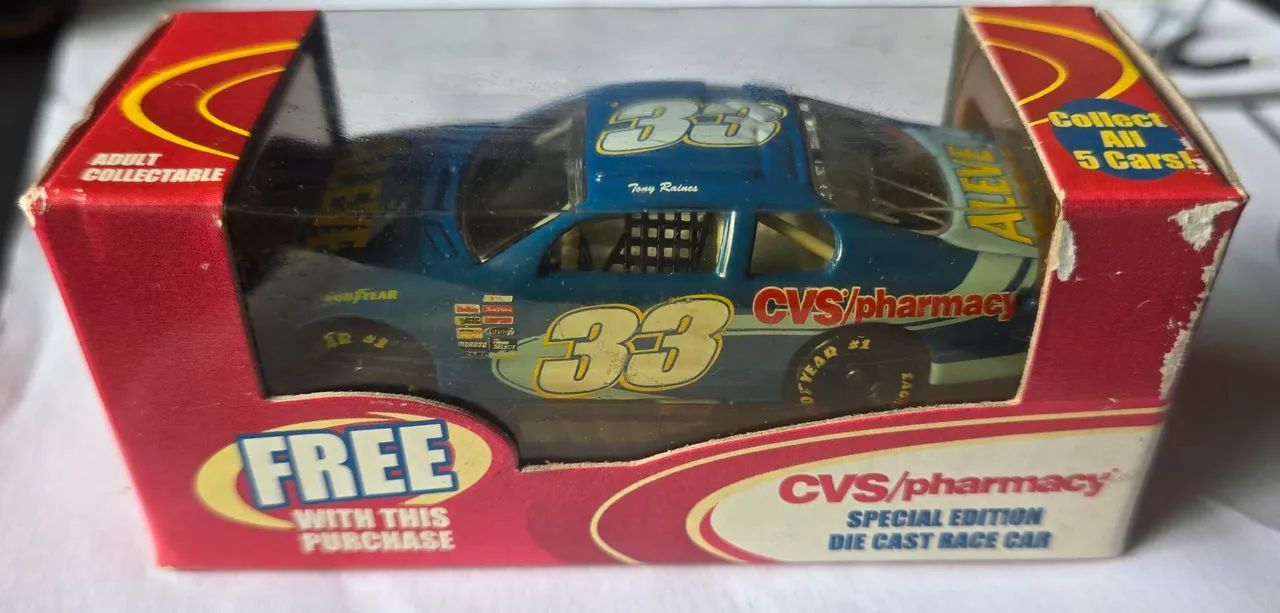 miniatura nascar 1/64 2001 team caliber promo