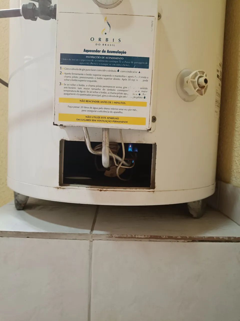 Aquecedor a gás Orbis de 190 litros - Foto 3