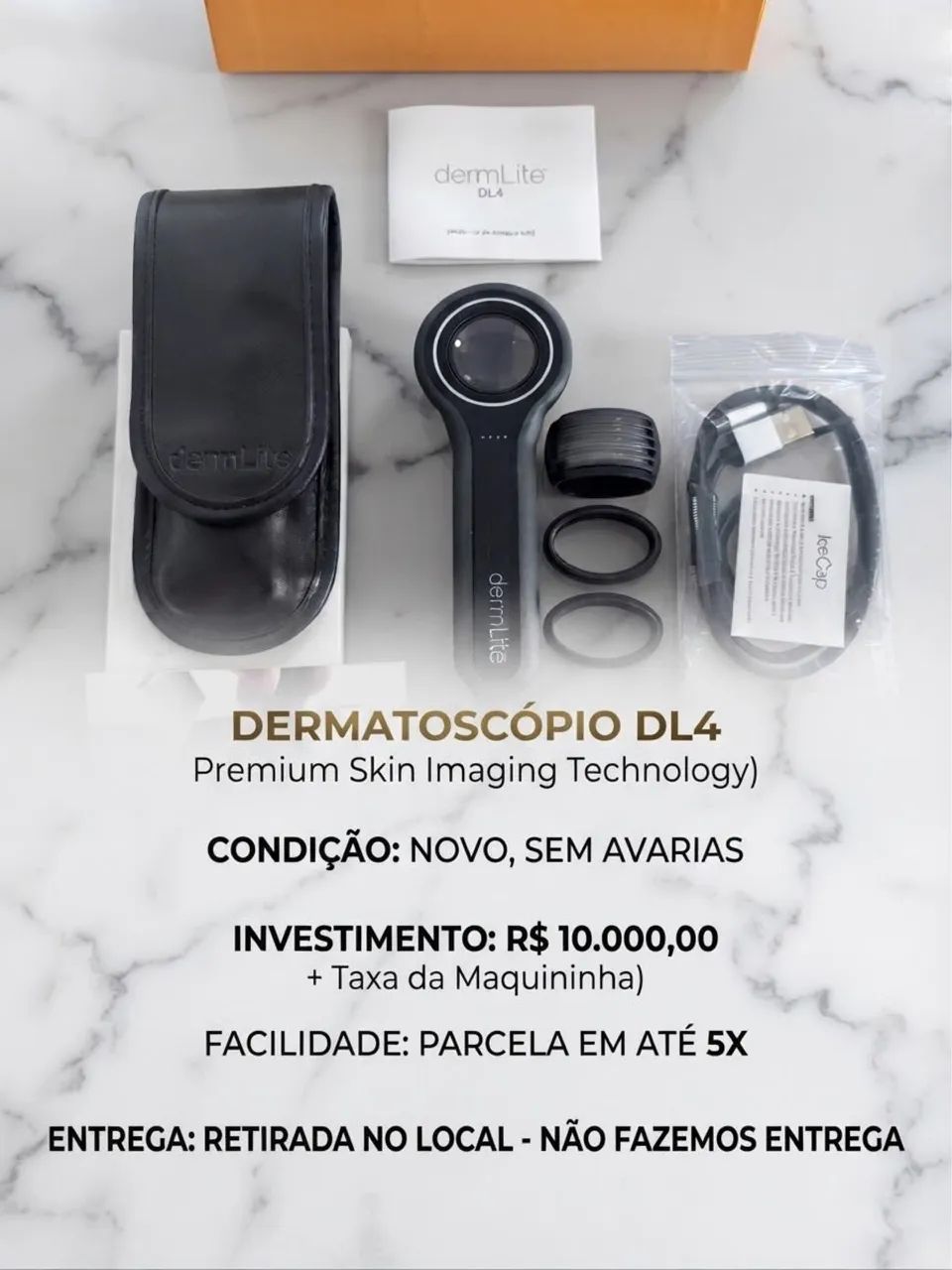Dermatoscopio Dl4 - novo - Foto 2