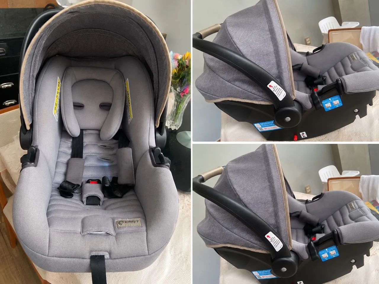 Vende-se carrinho e bebê conforto 