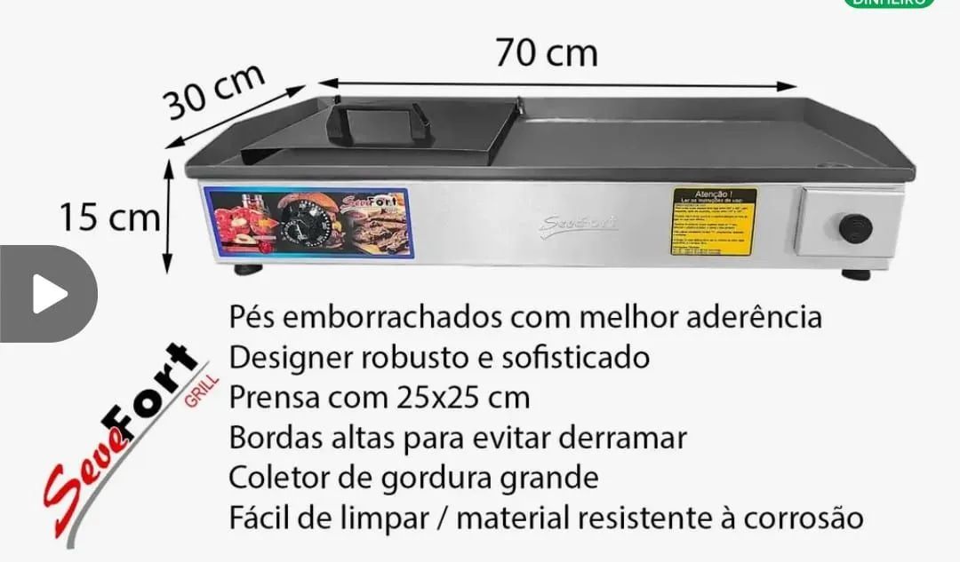 Chapa elétrica nova