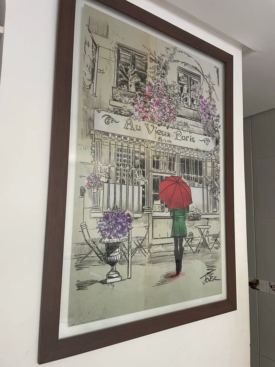 Quadro vidro francês paris - Foto 2