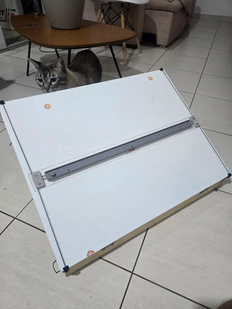 Prancheta Trident A2 com  Régua Paralela - Foto 5