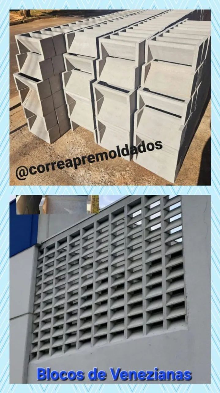 Elemento vazado de VENEZIANAS 