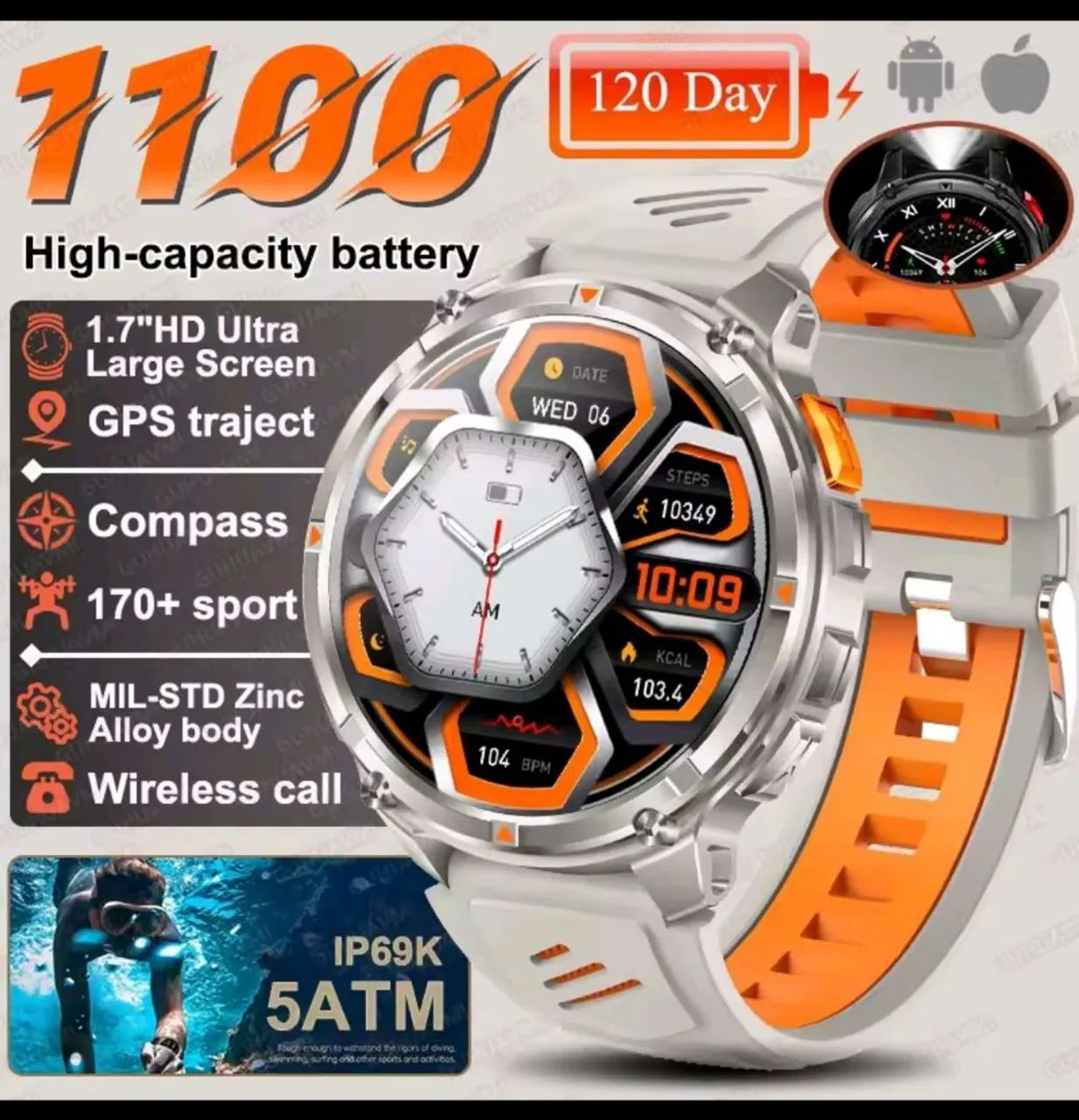 Smartwatch T-REX 3 Pro - Ht33 - Foto 3