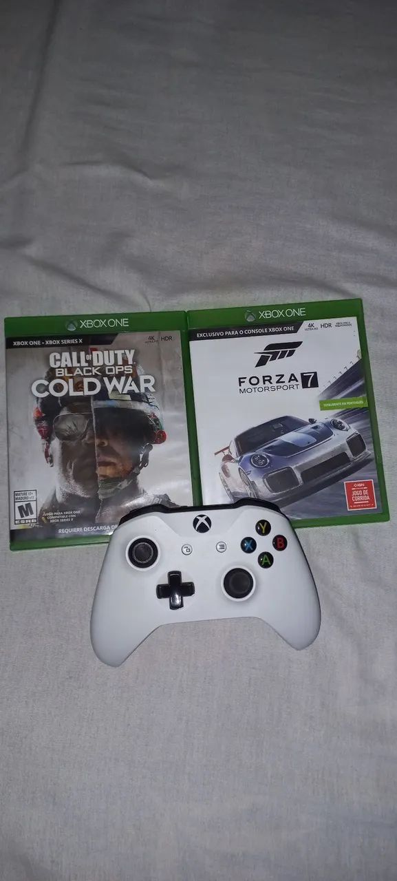 Controle Xbox e jogos 