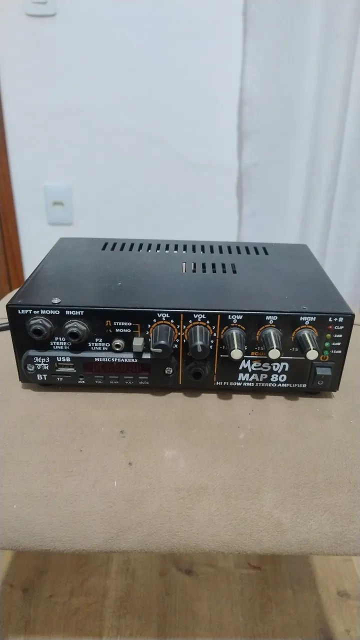 Amplificador som cabeçote 