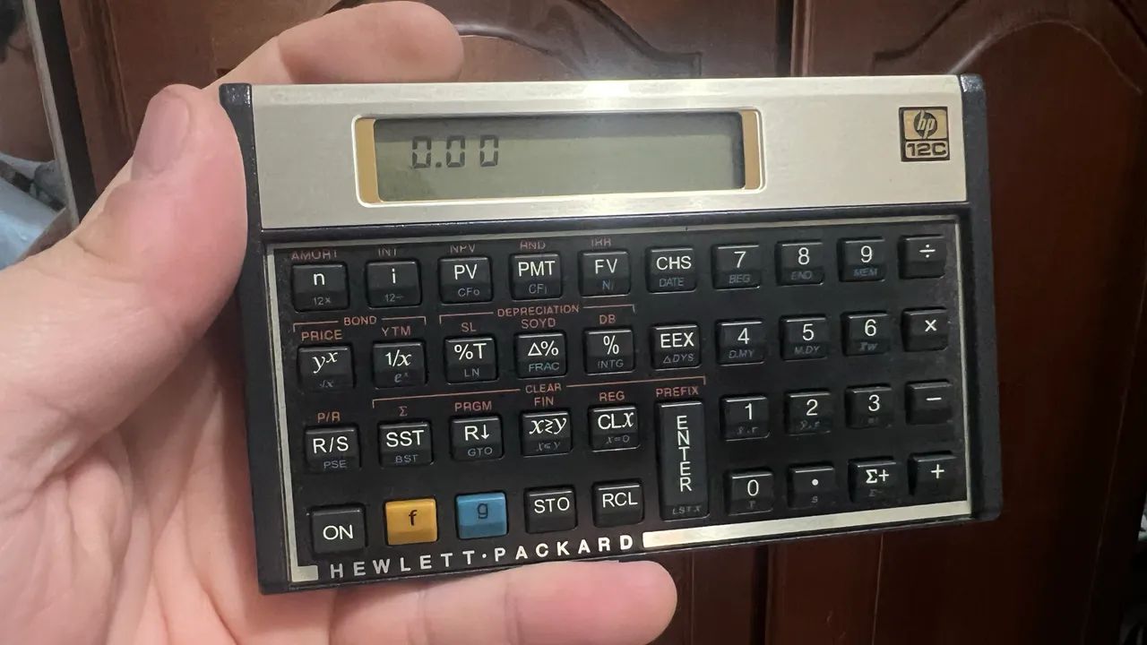 Calculadora HP 12C gold