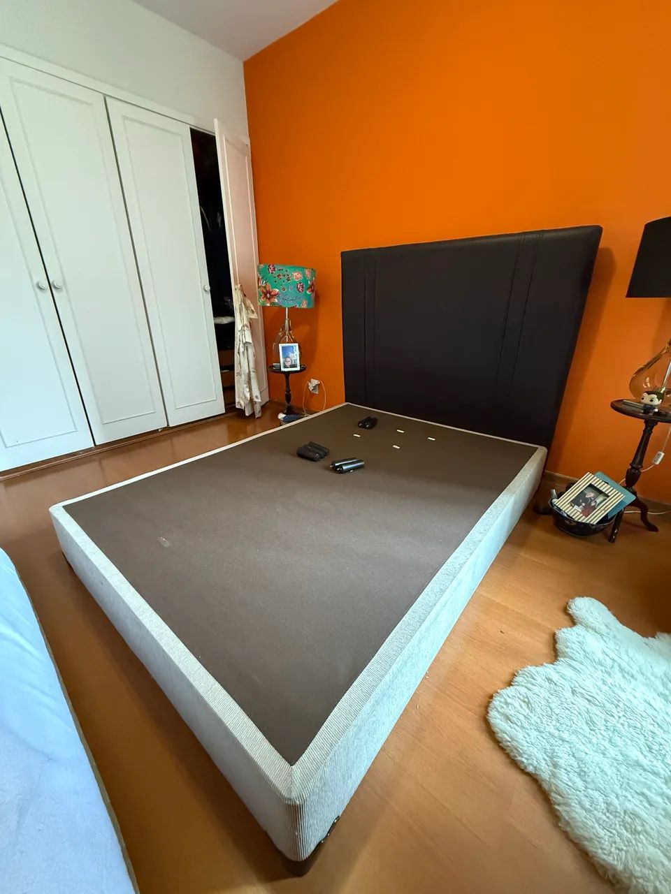 Cabeceira e base de cama de casal - Foto 4
