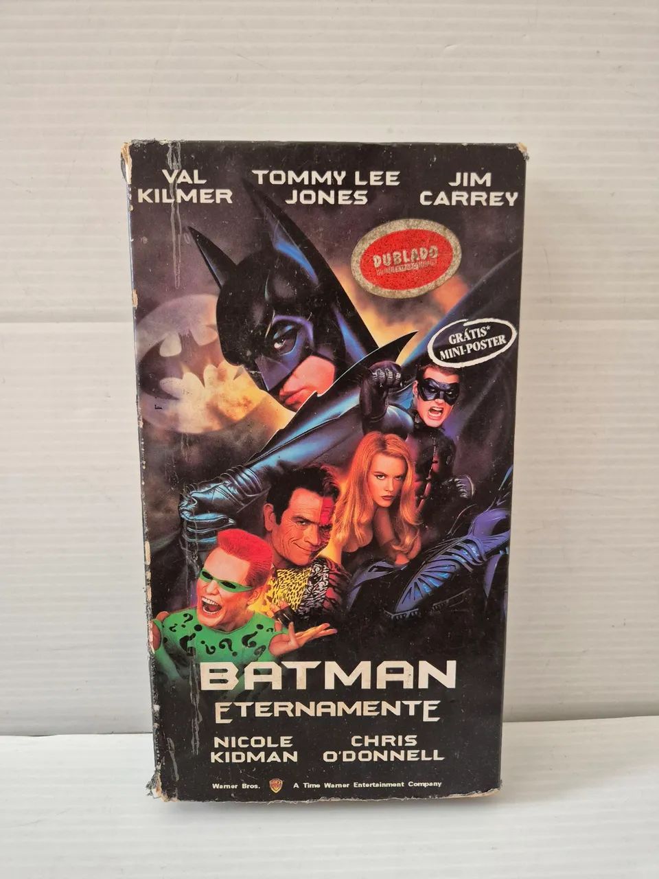 Fita VHS Batman Eternamente 1995 (Original Warner Bros) - Foto 2