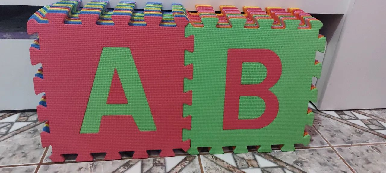 Tatame E.V.A. de letras infantil - Foto 2