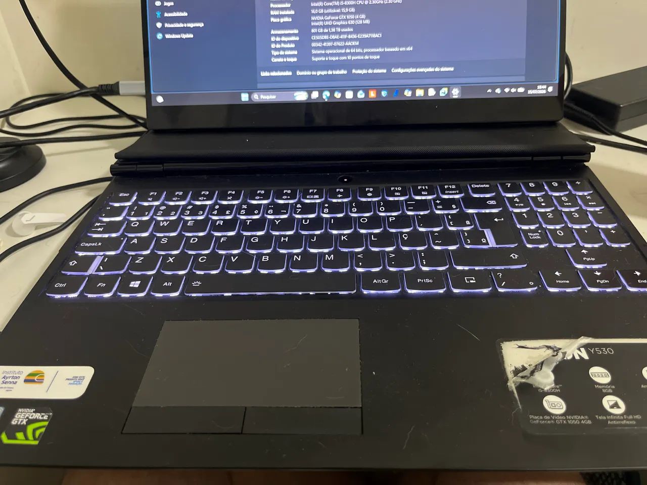 Notebook gamer Legion Y530 - 1050 (4gb) - Foto 3