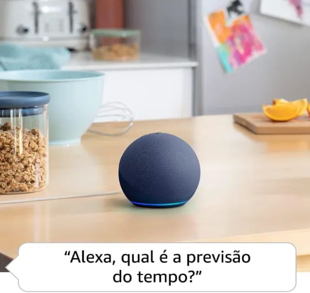 ALEXA ECHO DOT 5ª GERAÇÃO - Pronta Entrega, Lacrada e Original - Foto 6