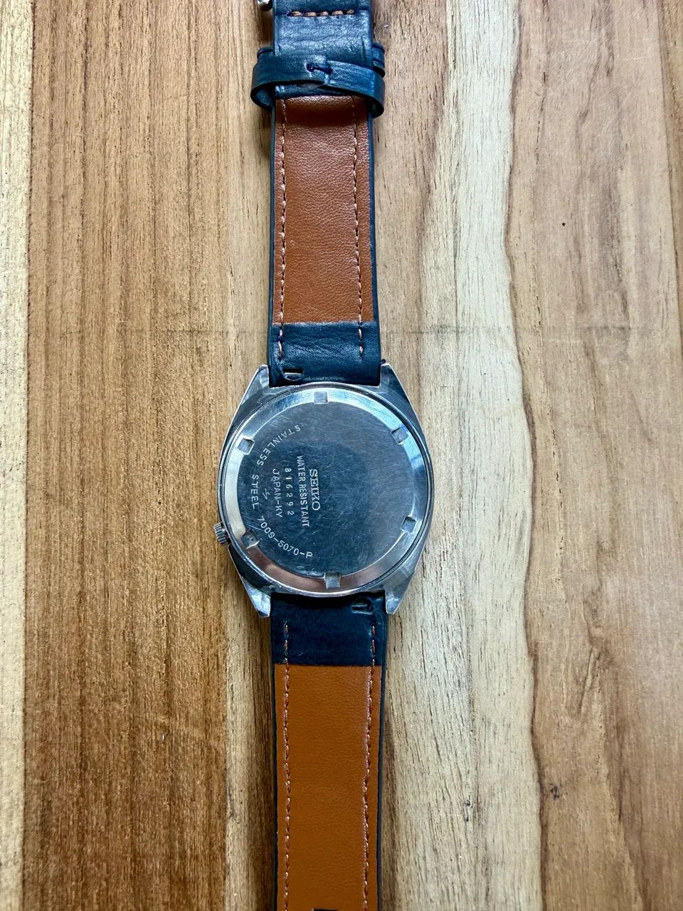 Relógio Seiko 5 Blue Dial - 6119-8430 - Foto 5