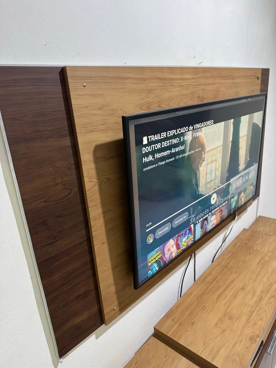 Rack com Painel para TV - Ótimo Estado - Foto 4