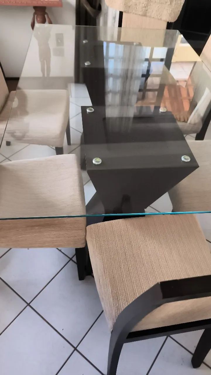 Sala de jantar mesa com 6 cadeiras  - Foto 4