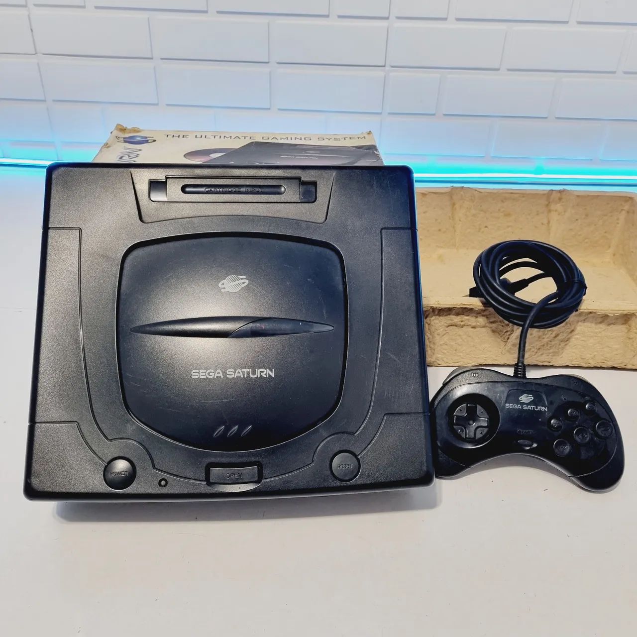 SEGA SATURN PRETO AMERICANO  - Foto 2