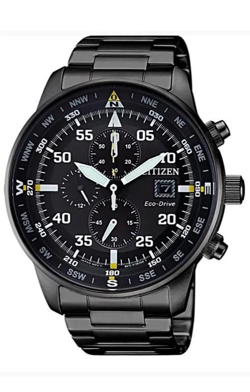 Relógio Citizen Eco Drive Aviator Pilot Novo - Foto 3
