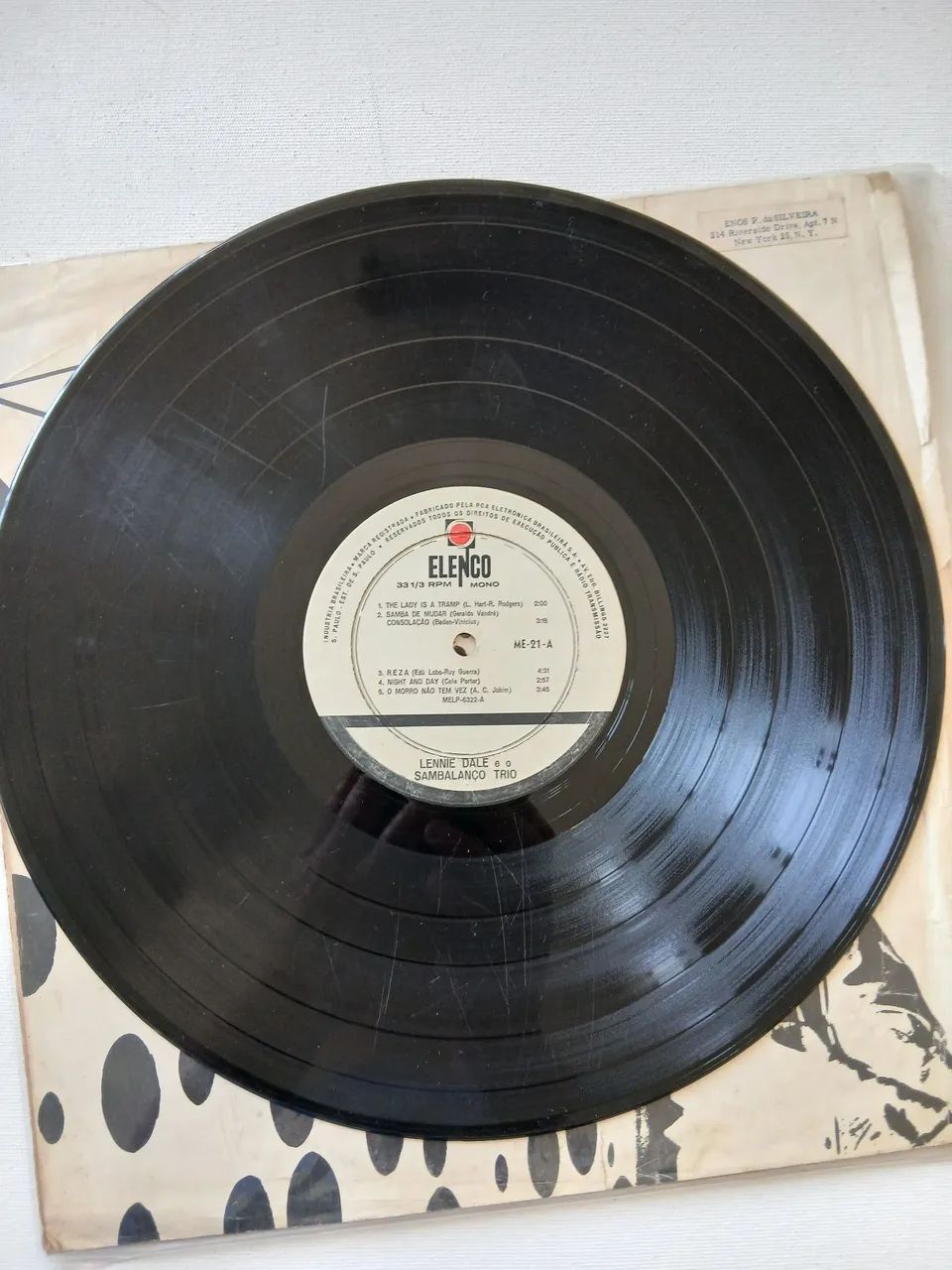 Lp lenine dale e o sambalanço trio usado. - Foto 3