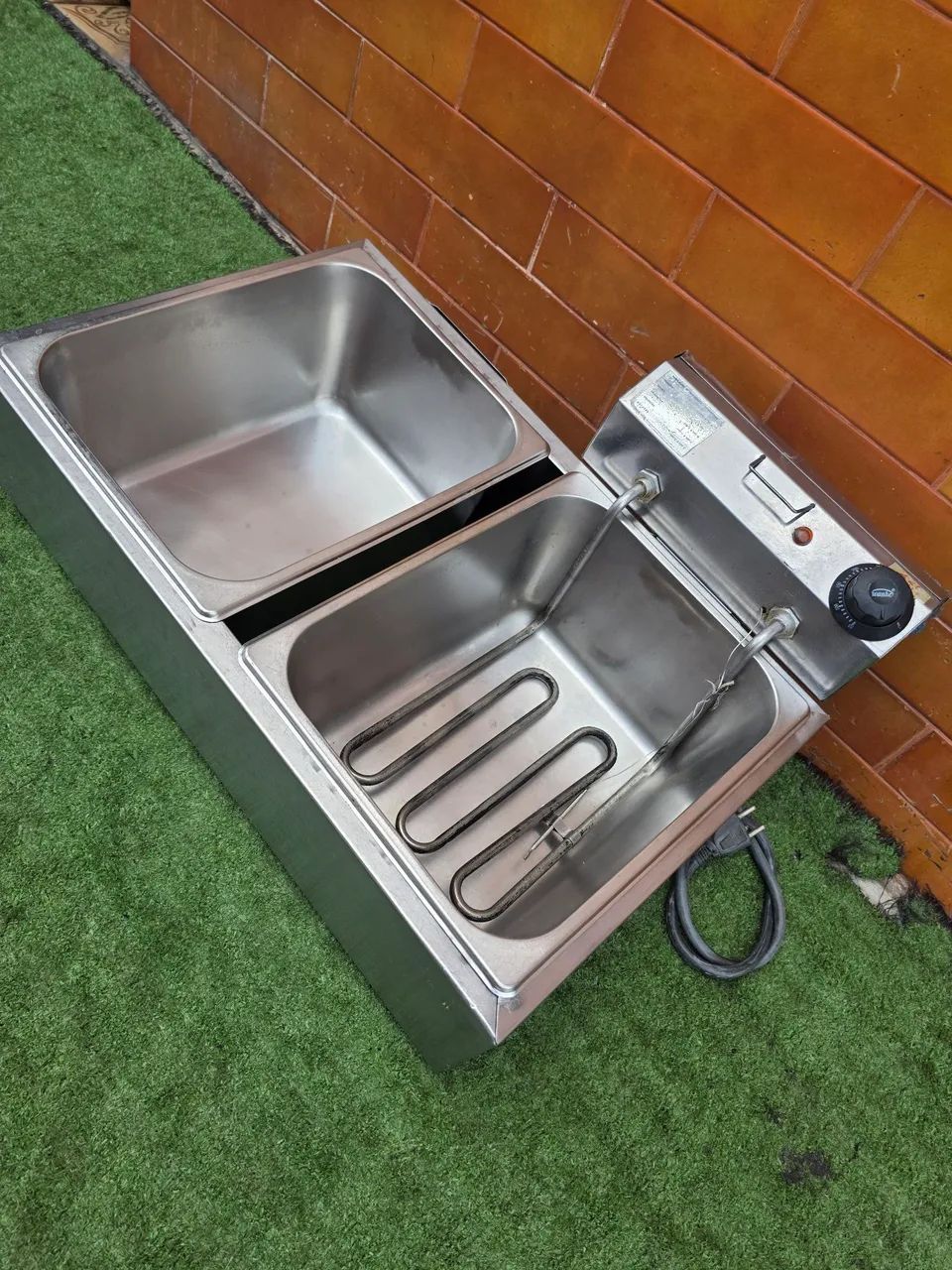 Fritadeira industrial inox 220vts  - Foto 2