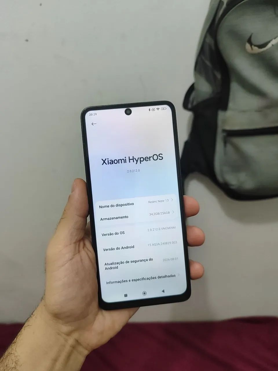 XIAOMI REDMI NOTE 13 256GB 8+4GB DE RAM COM CAPINHA E PELÍCULA  - Foto 5