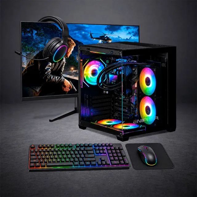 Pc gamer completo Ryzen 7 5700x - Computadores e Desktops