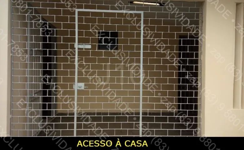Ótima Casa no João Agripino com 3 Quartos e Garagem com Portão Automático. - Foto 3