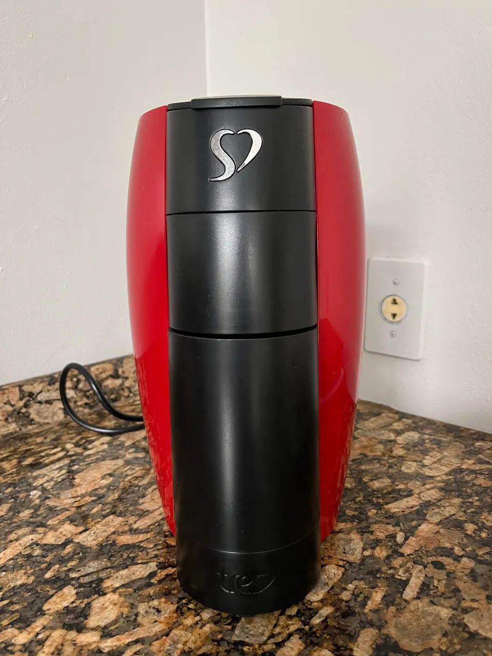 Cafeteira 3 corações 