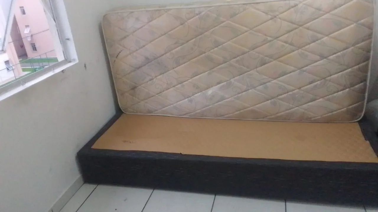 CAMA BOX + COLCHÃO SOLTEIRO - Foto 3