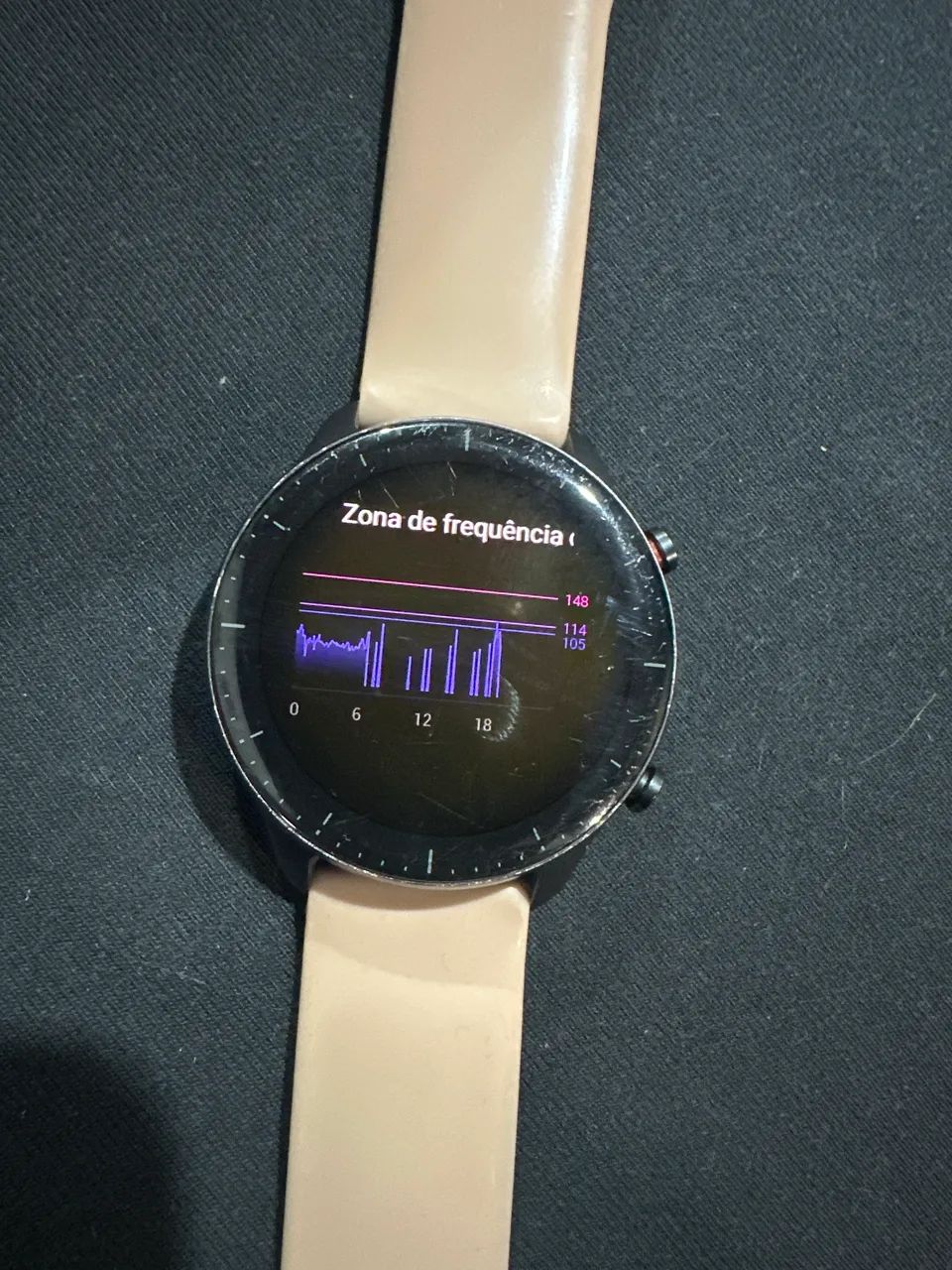 Vendo Amazfit GTR 2 com GPS - Excelente estado (R$ 400) - Foto 2