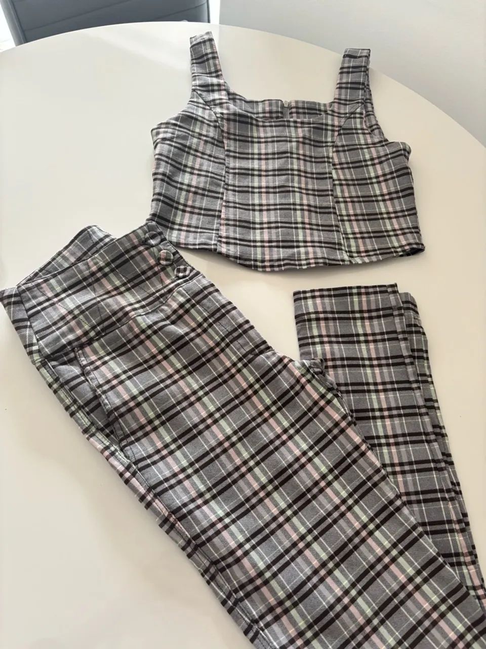 Conjunto chocris xadrez R$90,00 - Foto 4