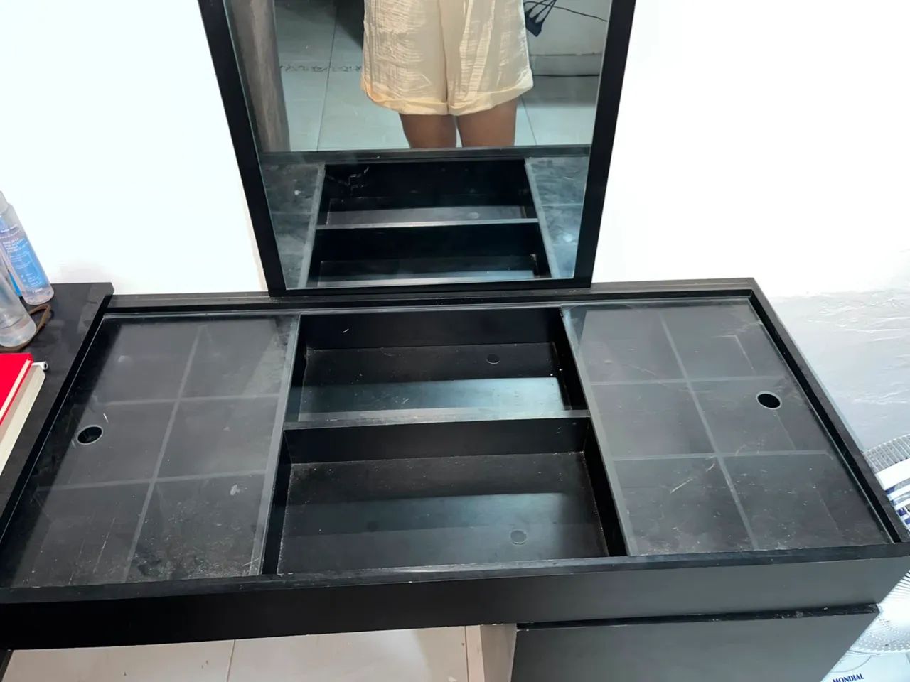 Escrivaninha e penteadeira em L - Foto 4