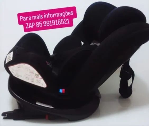 Cadeirinha de carro com isofix e Giro 360 graus  - Foto 2
