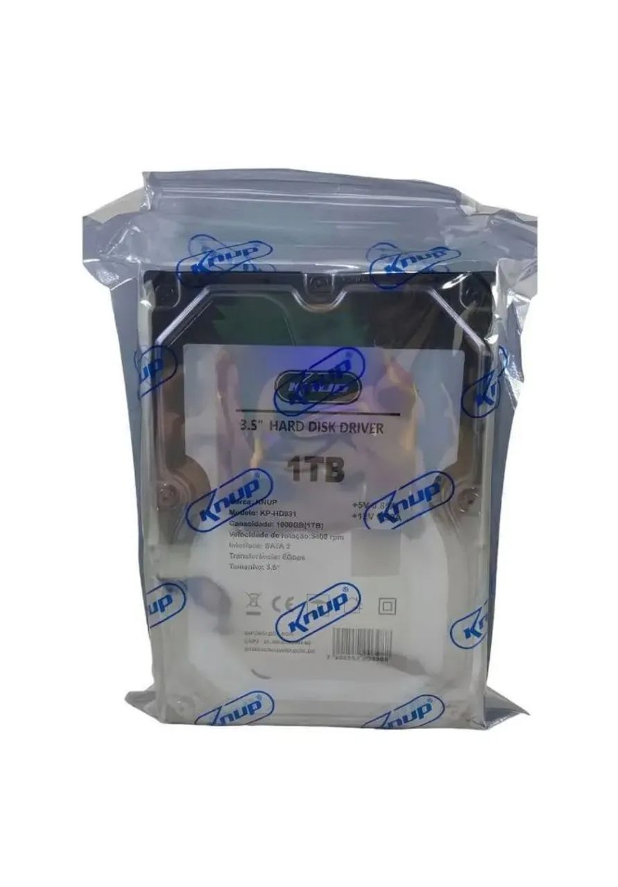 HD sistema de segurança knup 1 tera byte - Foto 4