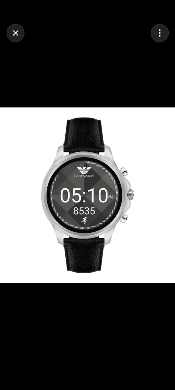Smartwatch relógio empório armani connected