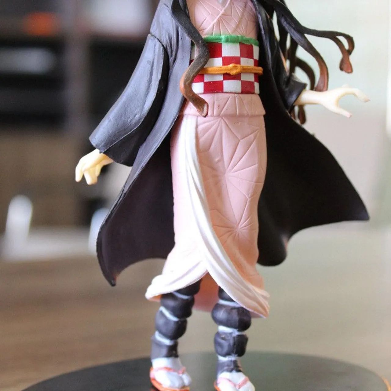 Boneco Nezuko Kamado Miniatura Demon Slayer Kimetsu 15cm - Foto 5