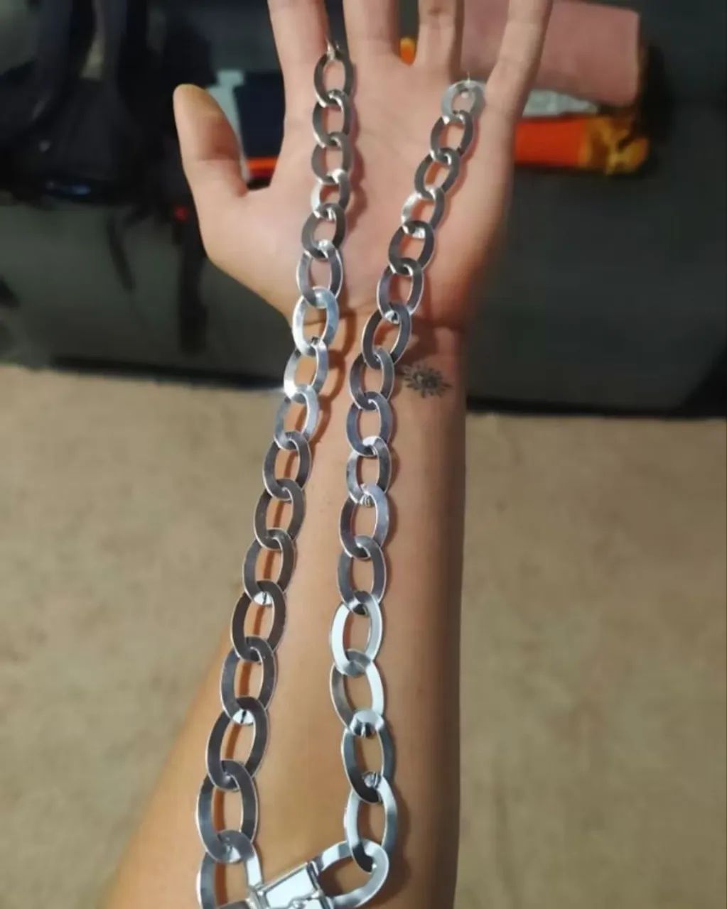 Cordão prata pura 45 gramas (vendo ou troco) - Foto 3