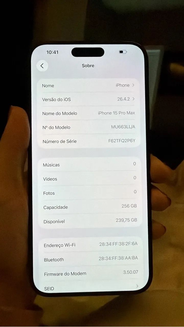 iphone 15 Pro Max em excelente estado