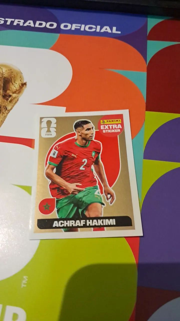 figurinha legend da copa 2026 hakimi gold