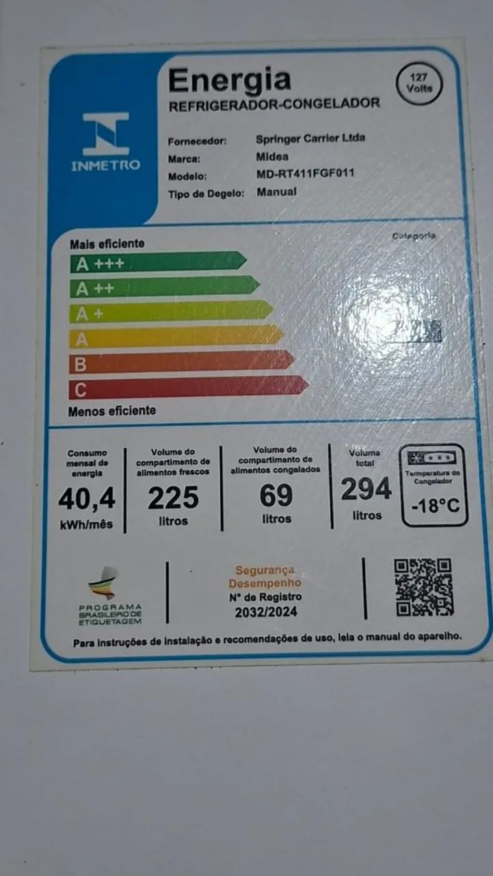 Geladeira Midea Nova 294Lt - Foto 4