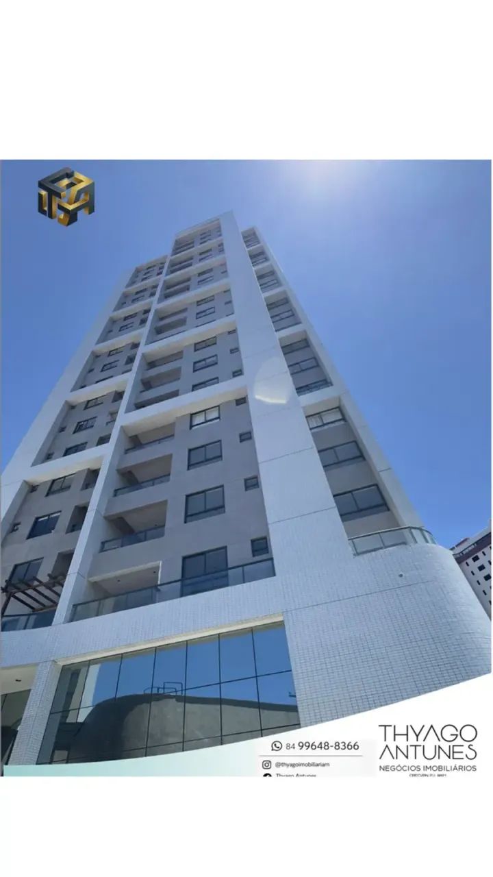 Apartamento em Lagoa Nova, novo, 3 suites com 110m2