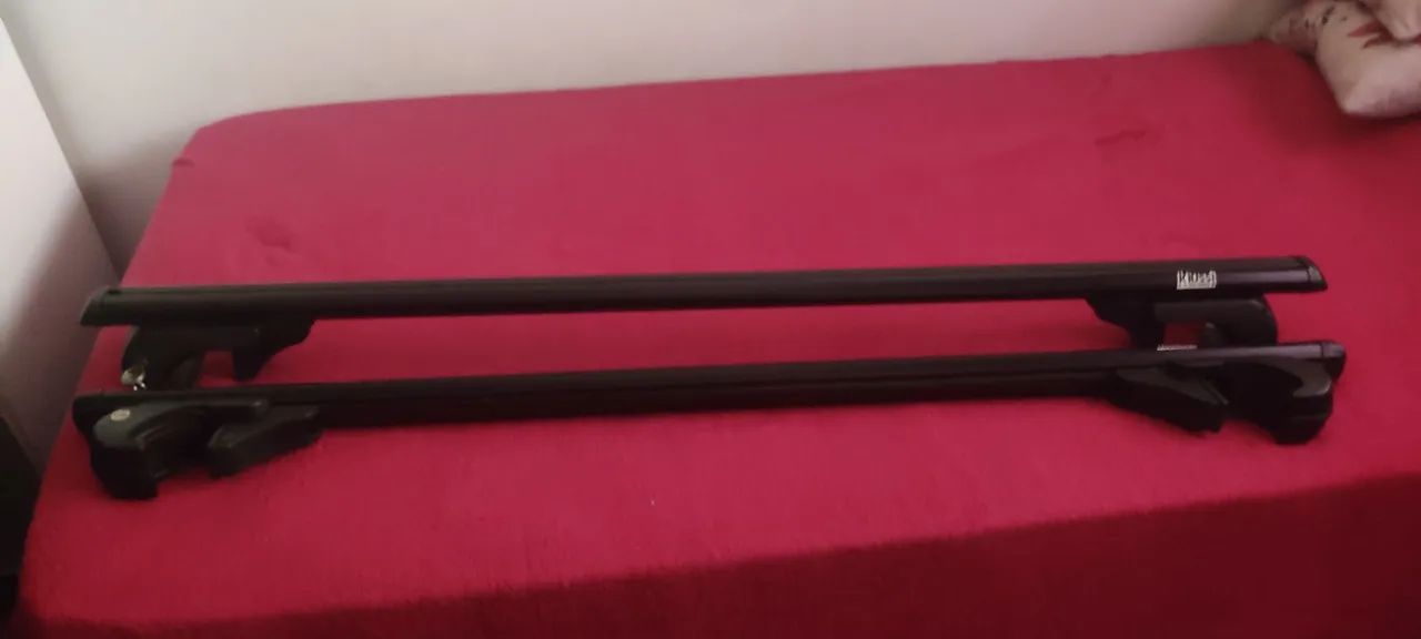 Rack de teto travessa para bagageiro marca kiussi  - Foto 7