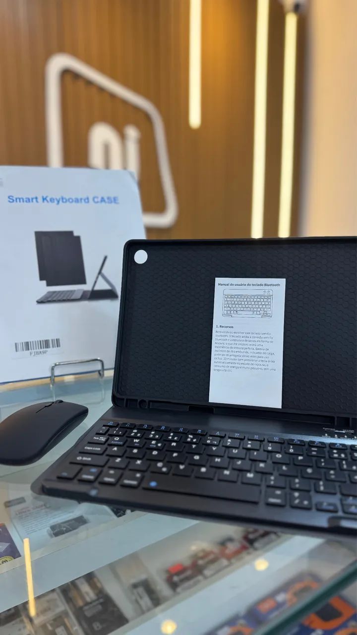 Capa Tablet c/ Teclado e Mouse A9+ A9 Plus e A11 - Foto 2