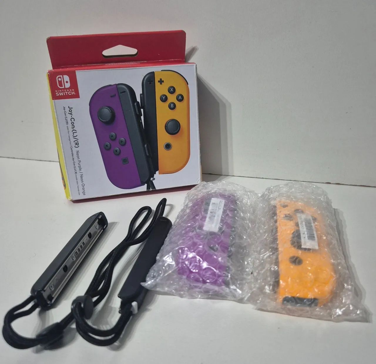 Controle Joy-Cons Roxo e Laranja original seminovo Nintendo Switch  - Foto 4