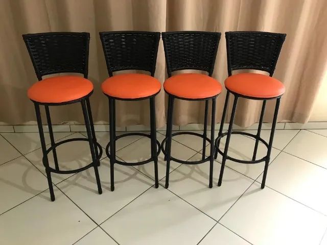 BANQUETA PARA BALCÃO EM ALUMINIO/UNIDADE