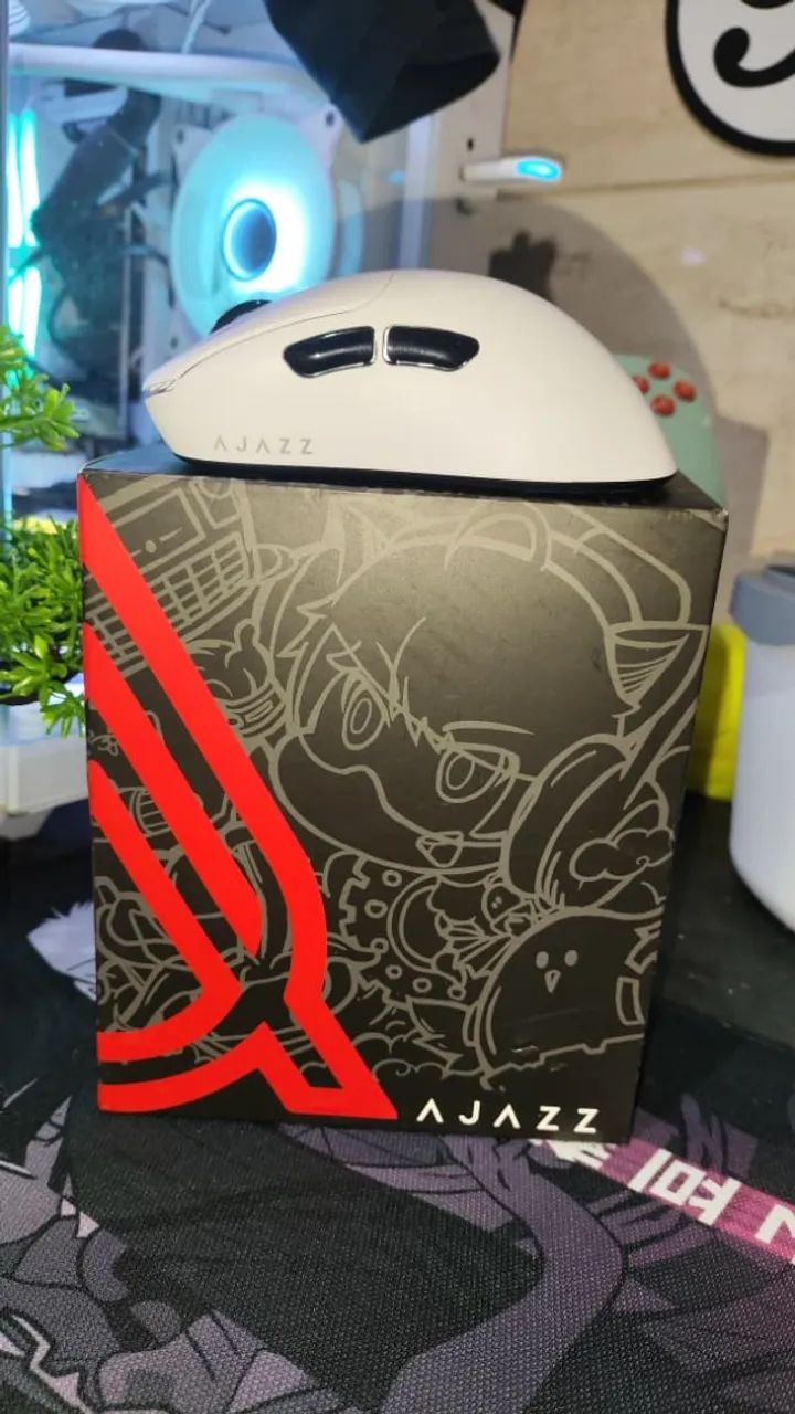 Mouse Ajazz AJ179 Pro com Dock de Carregamento - 8K - Paw 3395 - 26000 dpi - Entregamos - Foto 6