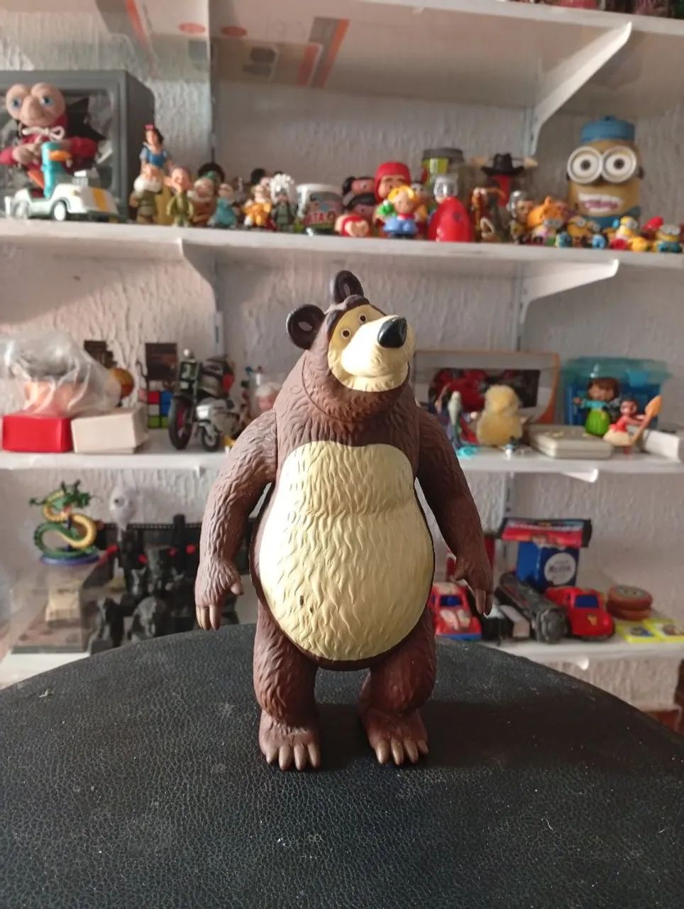 Boneco Vinil Urso -Marcha e o Urso