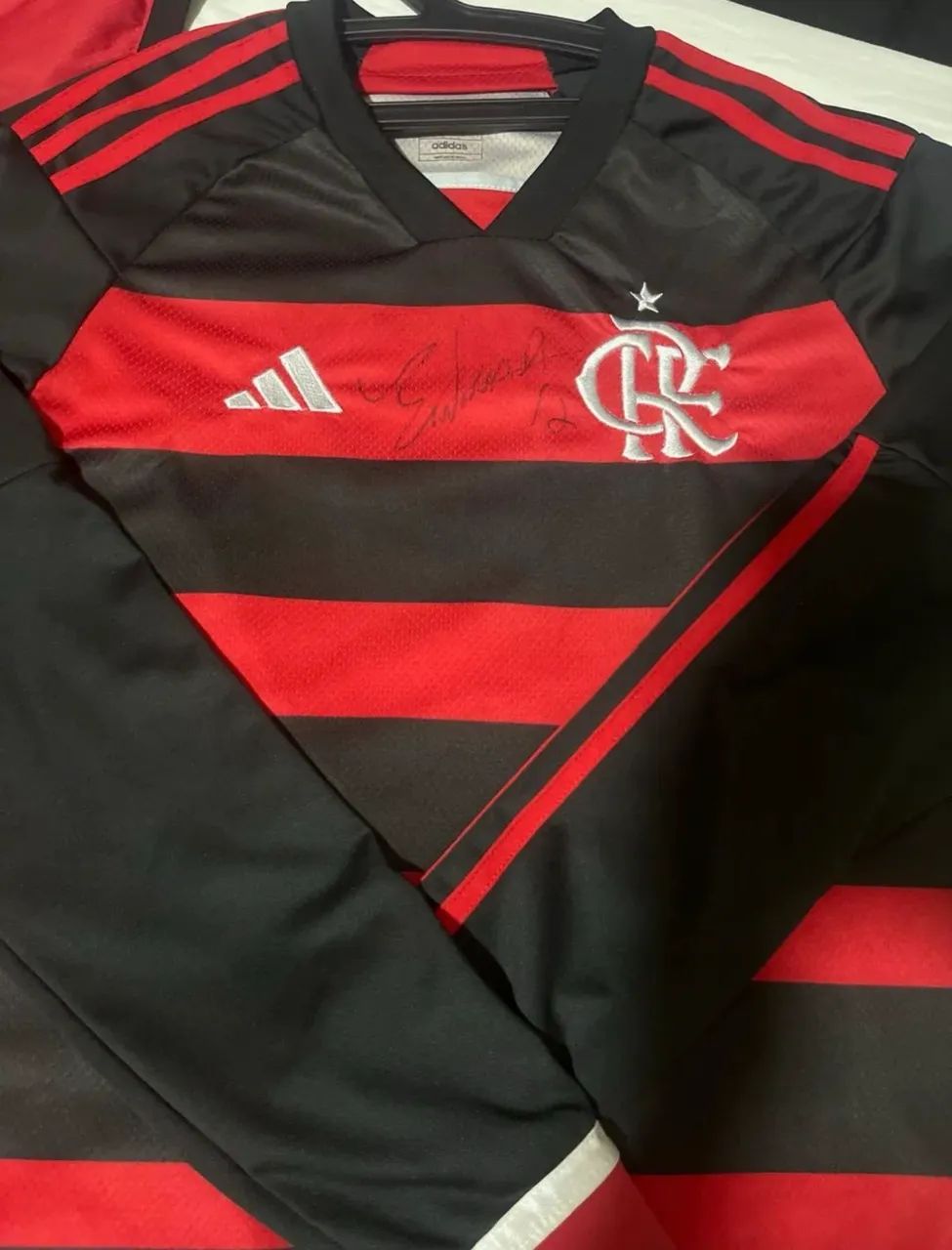 Camisa Flamengo autografada 