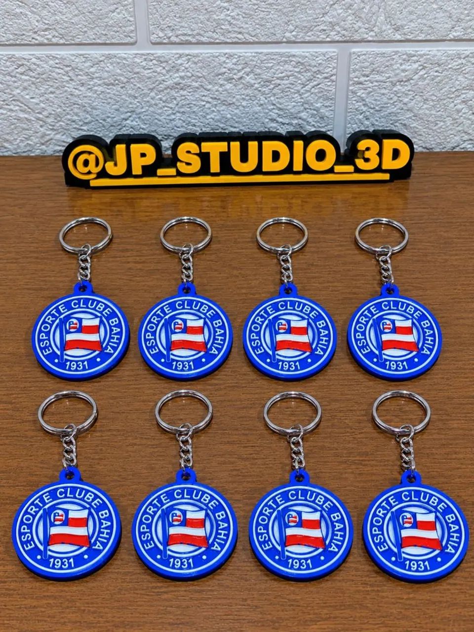 Kit 8 Chaveiros do Bahia Tricolor