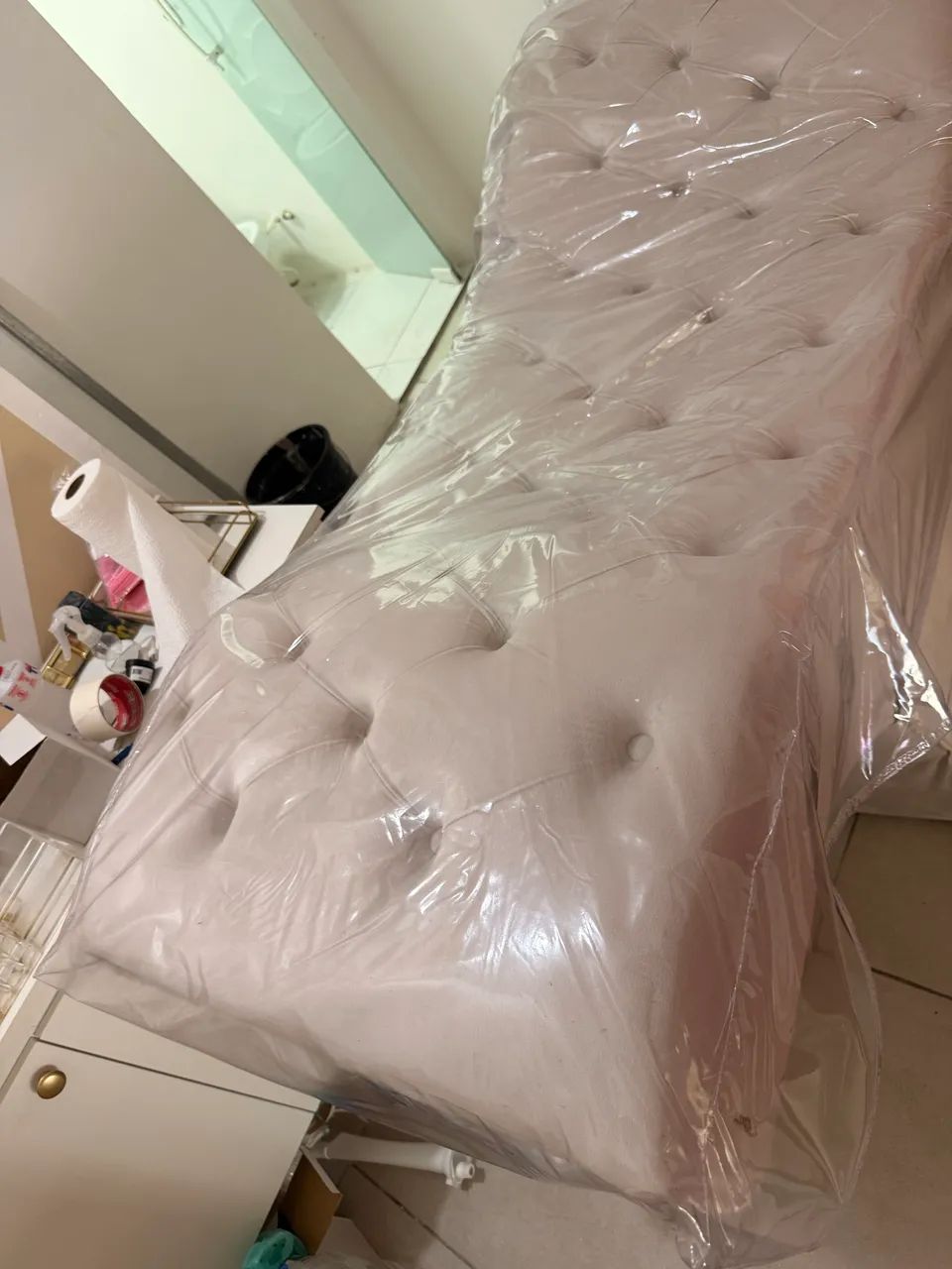 Maca veludo - Bege elegante nova